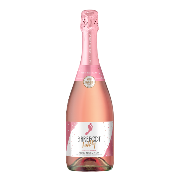 BAREFOOT BUBBLE PINK MOSCATO
