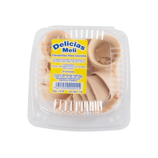 CANASTITAS PARA CEVICHE