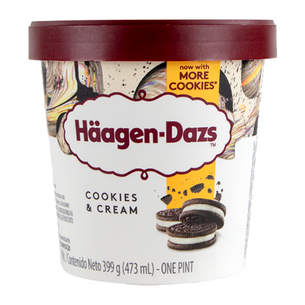 HAAGEN DAZS COOKIES & CREAM