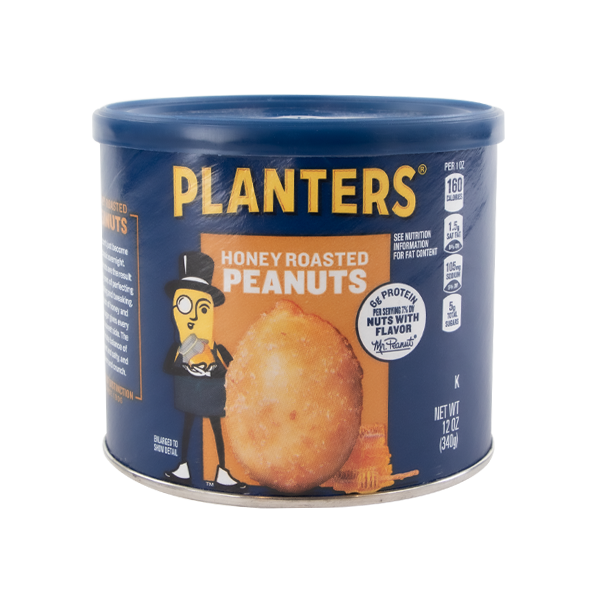 PLANTERS HONEY ROASTED PEANUTS 12
