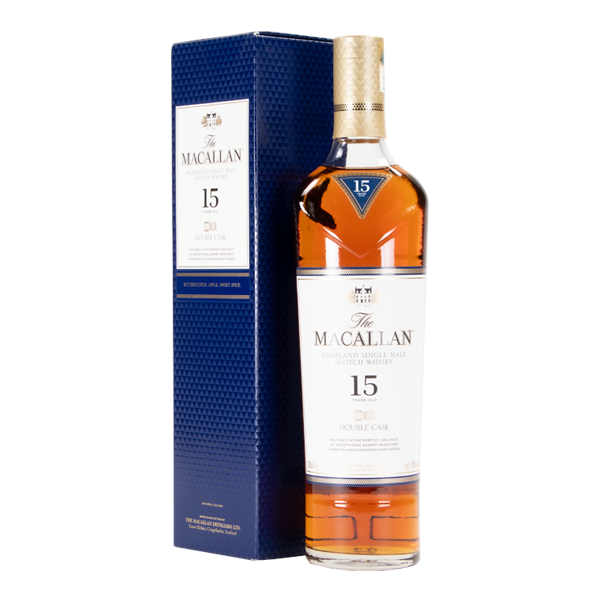 ウイスキー The Macallan 15 Year Old Double Cask 700 WHISKY MACALLAN 15 AÑOS DOBLE CASK – La Bottega Panamá