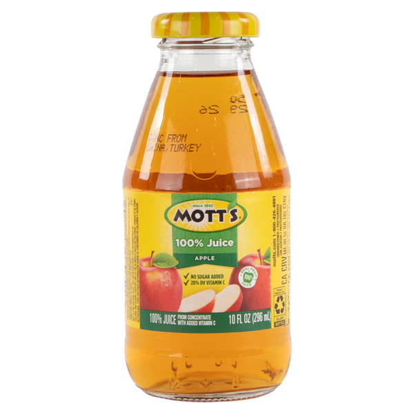 MOTTS APPLE 100% JUICE