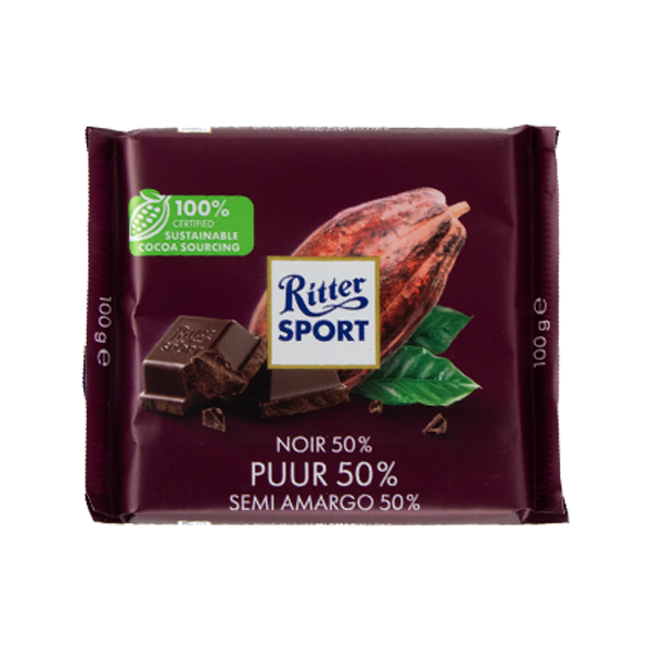 RITTER SPORT CHOCOLATE NEGRO