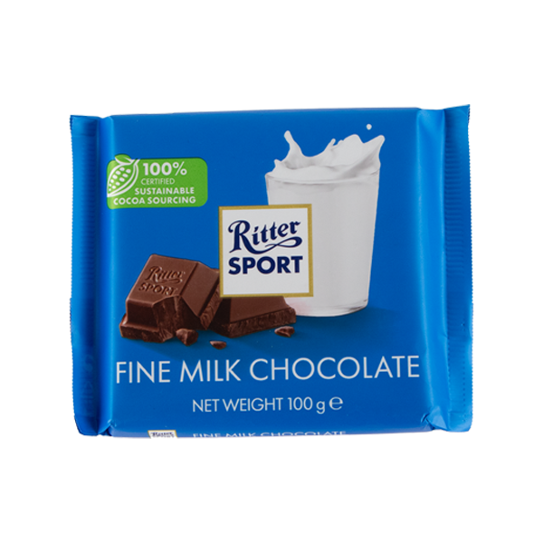 RITTER CHOCOLATE CON LECHE EXTRA FINO