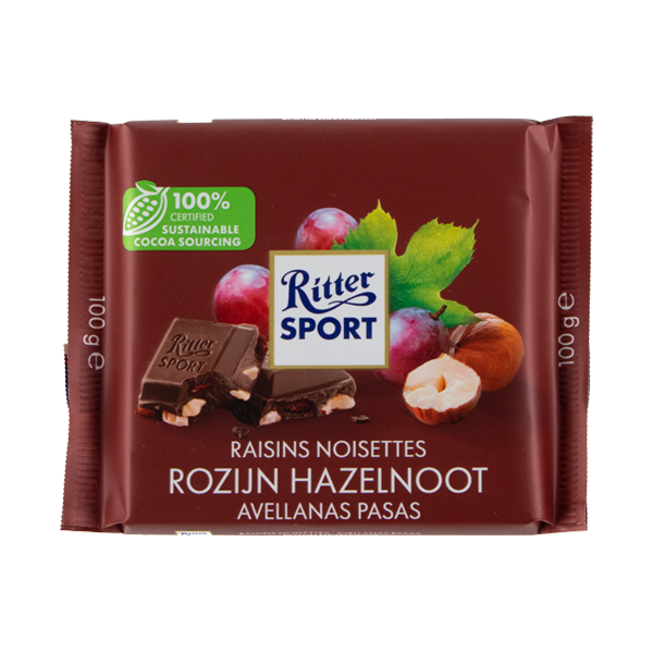 RITTER SPORT AVELLANAS MAS PASAS