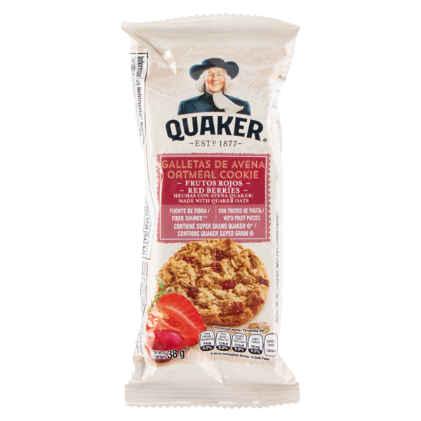 GALLETAS QUAKER FRUTOS ROJOS