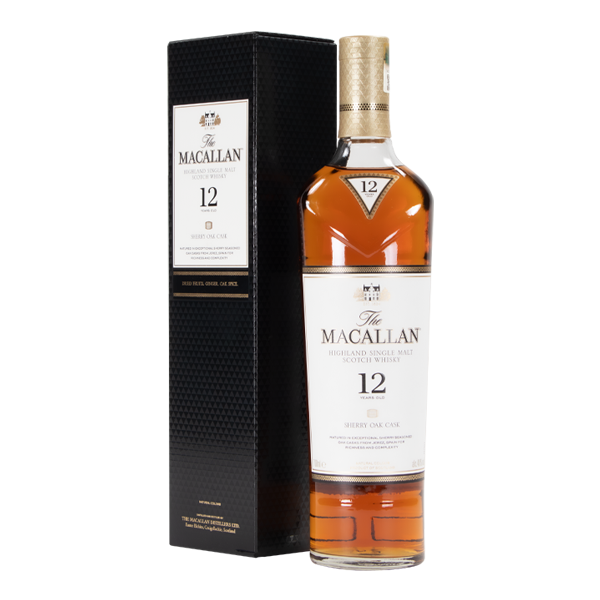 WHISKY MACALLAN 12 AÑOS SHERRY OAK – La Bottega Panamá