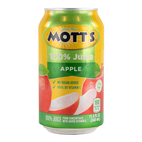 MOTTS APPLE JUICE LATA
