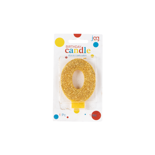 VELA #0 DORADO ESCARCHADO