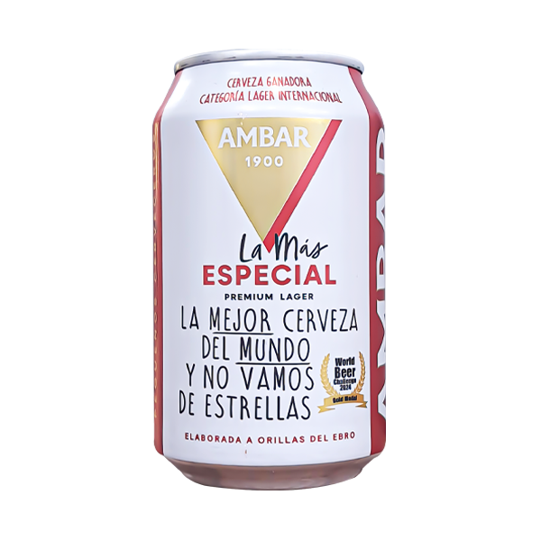 CERVEZA AMBAR ESPECIAL LATA