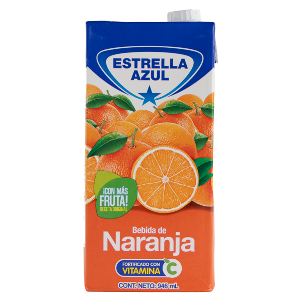 JUGO DE NARANJA ESTRELLA AZUL