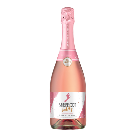 BAREFOOT BUBBLE PINK MOSCATO