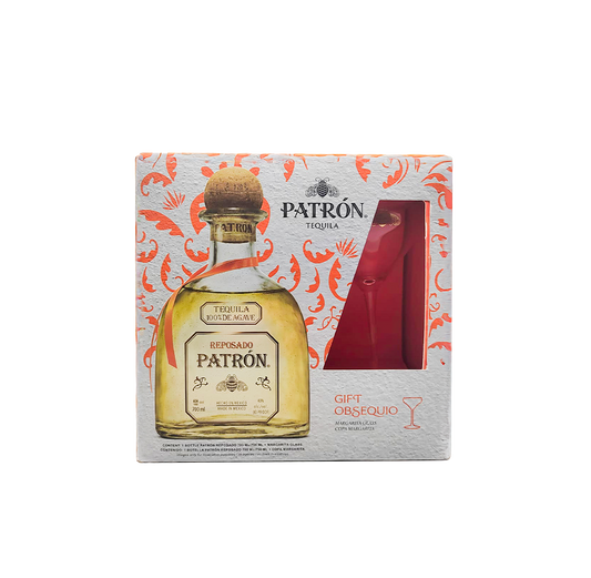 ESTUCHE TEQUILA PATRON REPOSADO