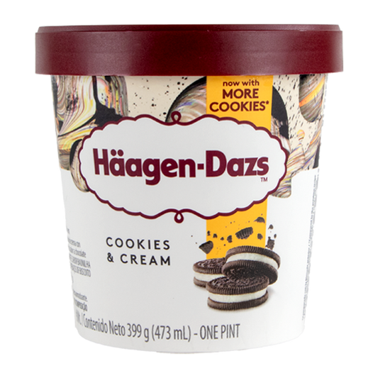 HAAGEN DAZS COOKIES & CREAM