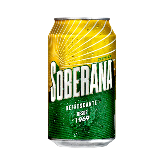 CERVEZA SOBERANA LATA