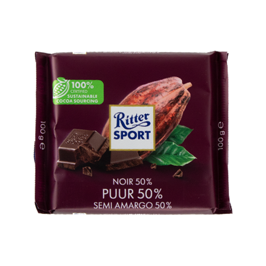 RITTER SPORT CHOCOLATE NEGRO