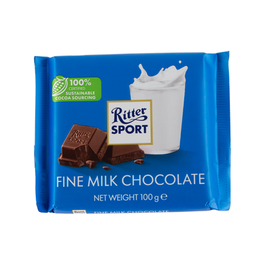 RITTER CHOCOLATE CON LECHE EXTRA FINO