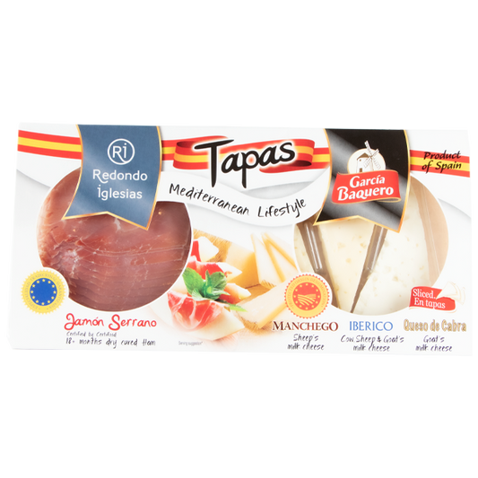 TAPAS DE QUESOS Y JAMON SERRANO