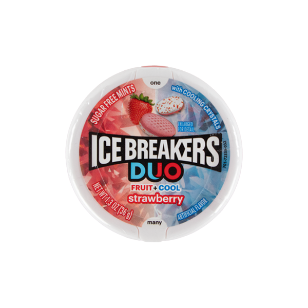 ICE BREAKERS DUO MINT STAWBERRY