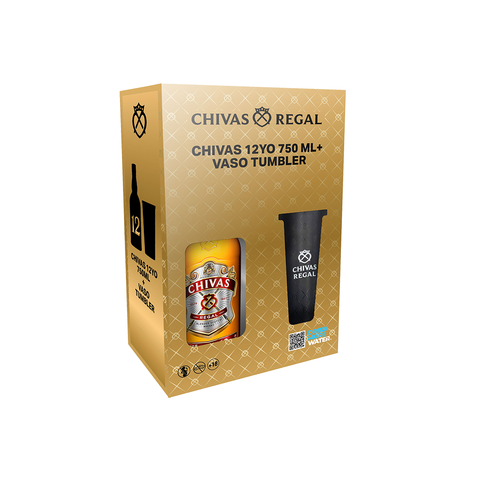 ESTUCHE CHIVAS REGAL 12 AÑOS