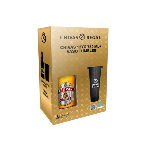 ESTUCHE CHIVAS REGAL 12 AÑOS