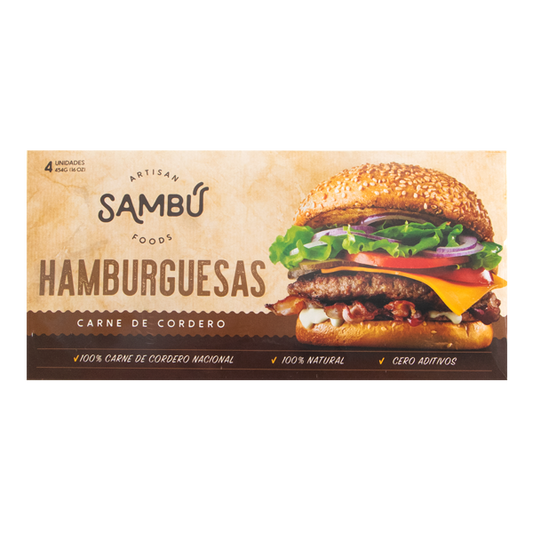 SAMBU HAMBURGUESA DE CORDERO