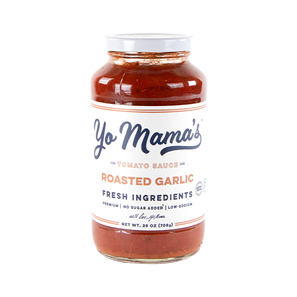 YO MAMA’S TOMATO SAUCE ROASTED GARLIC