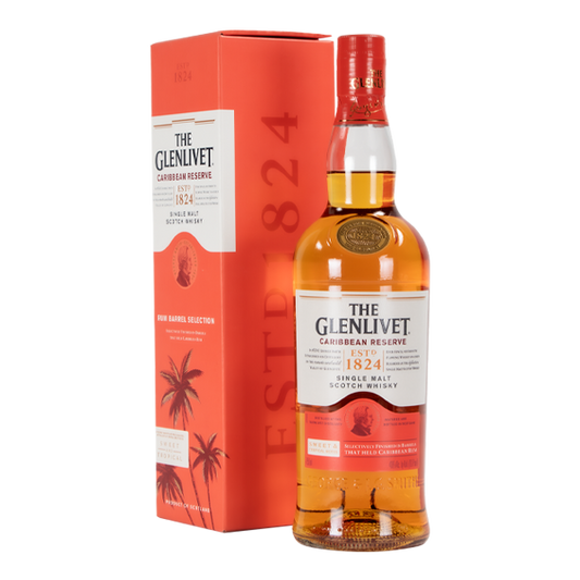 WHISKY THE GLENLIVET CARIBBEAN  RESERVE  RUM CASK