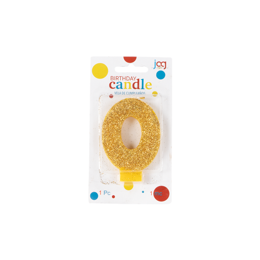 VELA #0 DORADO ESCARCHADO
