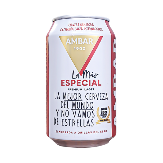 CERVEZA AMBAR ESPECIAL LATA